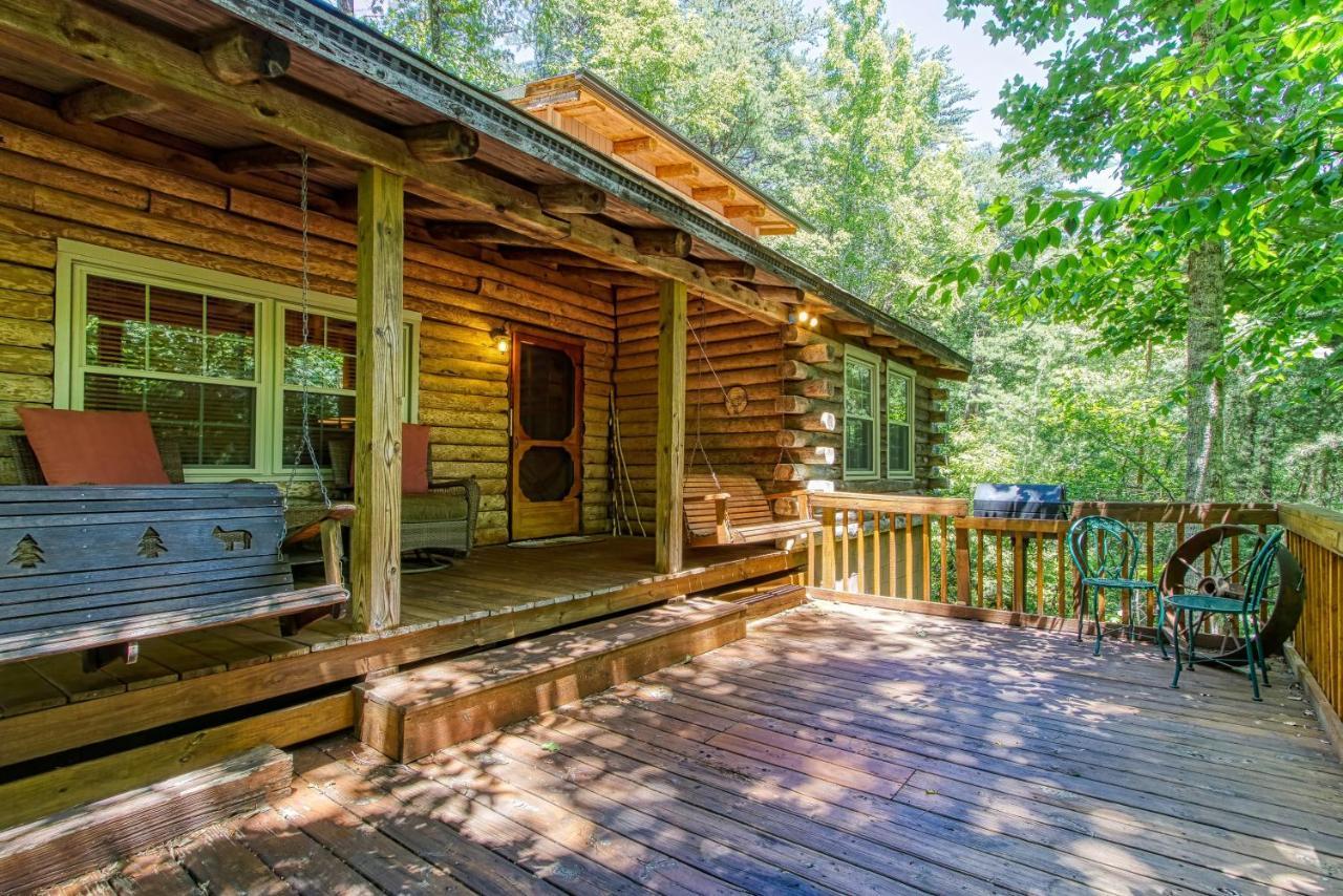 Very Private, Real Log Cabin With Hot Tub! سيفيرفيل المظهر الخارجي الصورة