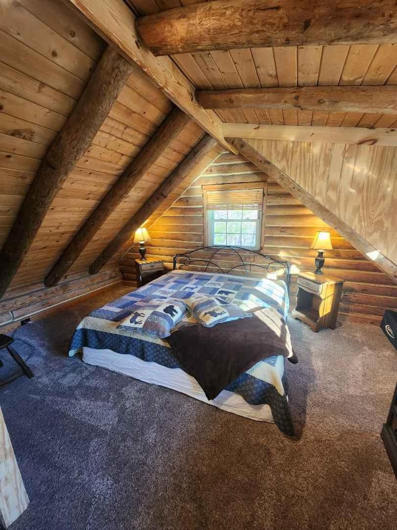 Very Private, Real Log Cabin With Hot Tub! سيفيرفيل المظهر الخارجي الصورة