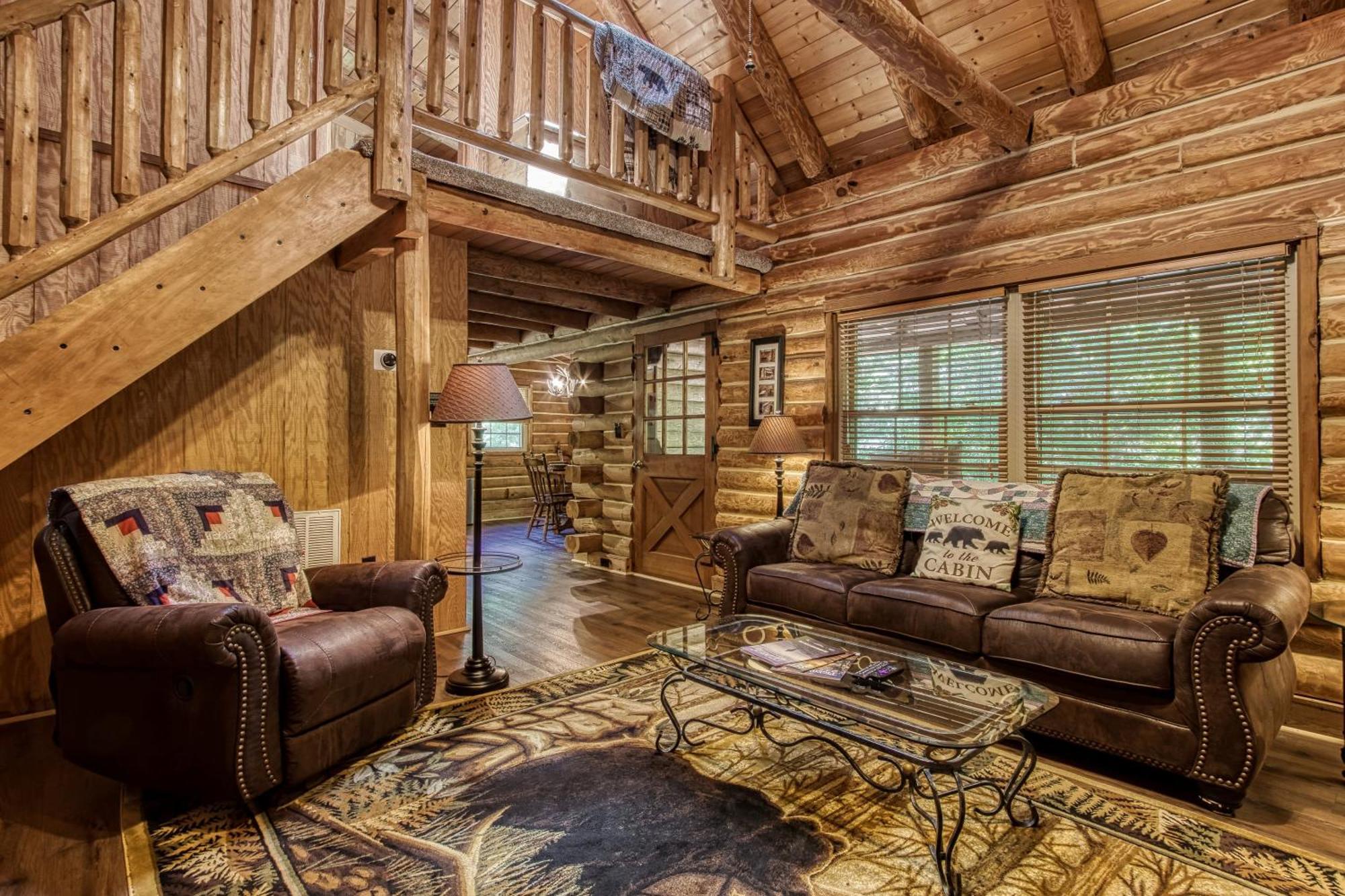 Very Private, Real Log Cabin With Hot Tub! سيفيرفيل المظهر الخارجي الصورة