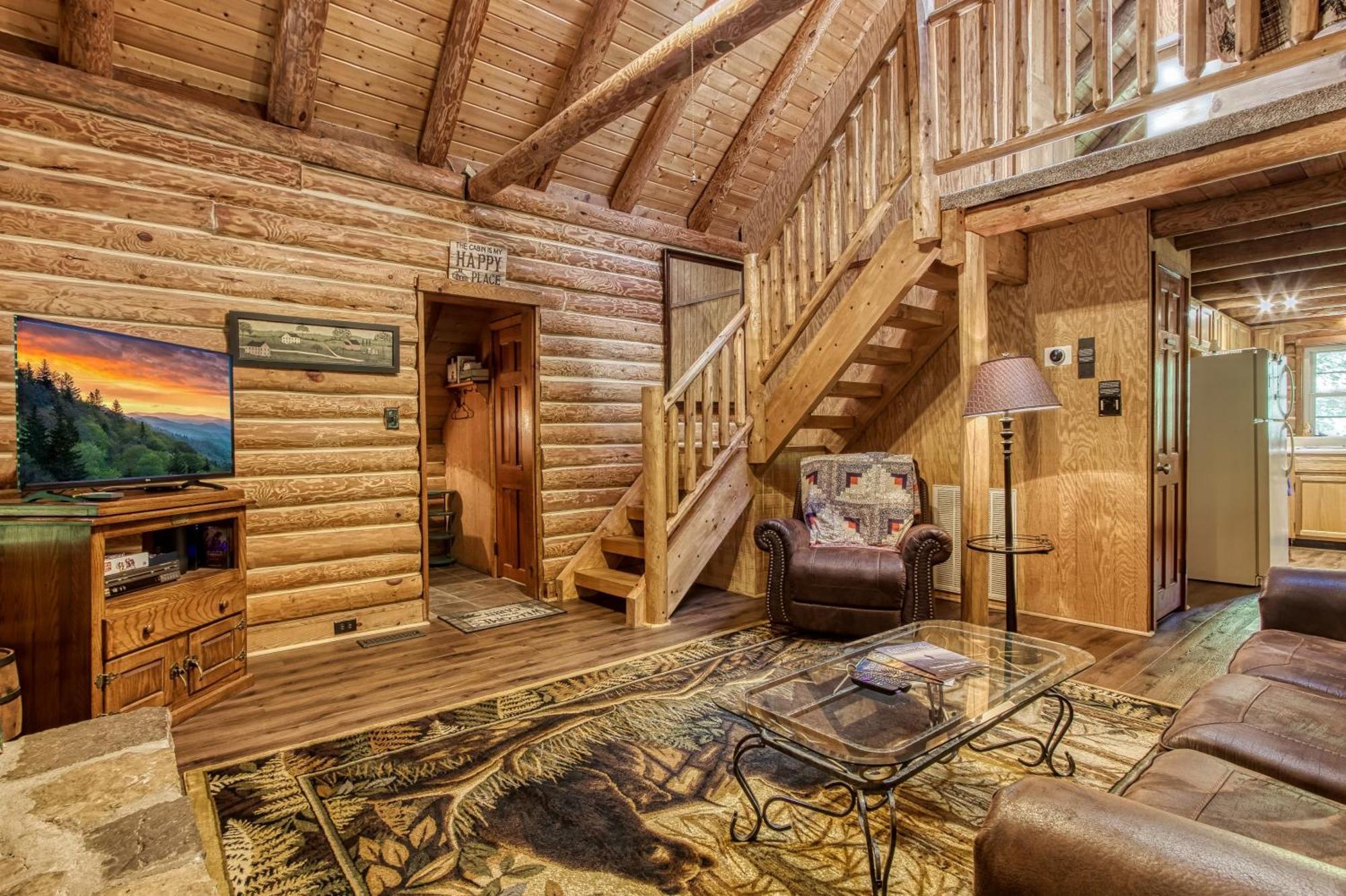 Very Private, Real Log Cabin With Hot Tub! سيفيرفيل المظهر الخارجي الصورة